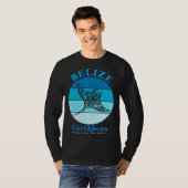 T-shirt Manta Ray Belize Ocean (Devant entier)