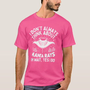 T-shirt Manta Ray Shirt Océan Animal Fish Lover Manta mign
