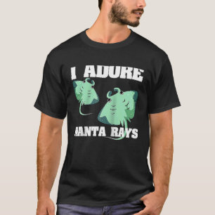 T-shirt Manta Ray Stingray Poisson Biologiste de l'océan M