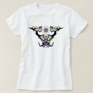 T-shirt Mante hérissée colorée tête