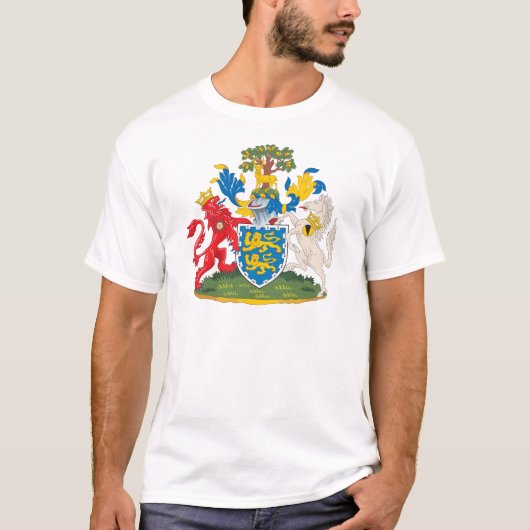 T-shirt Manteau de Berkshire des bras (Devant)