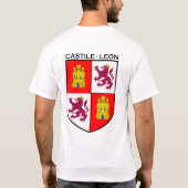T-shirt Manteau de Castille et León d'ArmsShirt (Dos)