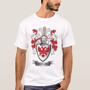 T-shirt Manteau de crête de famille de Dunlap des bras