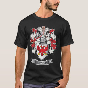 T-shirt Manteau de crête de famille de Dunlop des bras