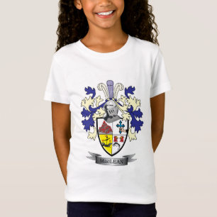 T-Shirt Manteau de crête de famille de MacLean des bras