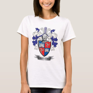 T-shirt Manteau de crête de famille de MacLeod des bras