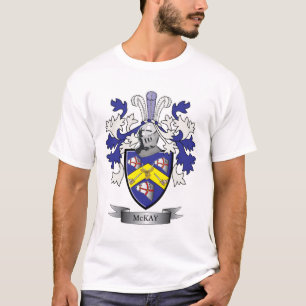 T-shirt Manteau de crête de famille de McKay des bras