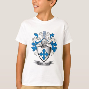 T-shirt Manteau de crête de famille de Miller des bras