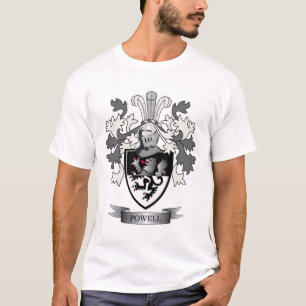 T-shirt Manteau de crête de famille de Powell des bras