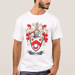 T-shirt Manteau de crête de famille de Wilson des bras
