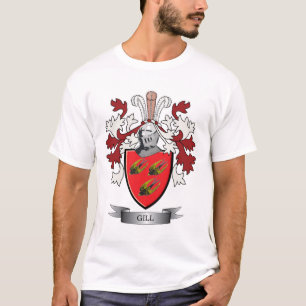 T-shirt Manteau de crête de famille d'ouïe des bras