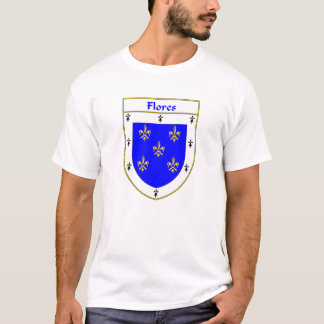 T-shirt Manteau de Flores des bras/de crête de famille