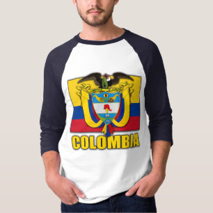 T-shirt Manteau de la Colombie des bras