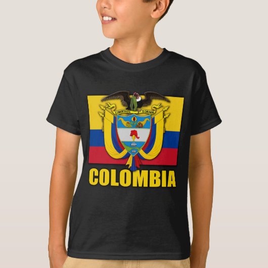 T-shirt Manteau de la Colombie des bras (Devant)