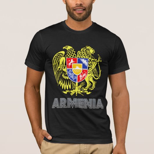 T-shirt Manteau de l'Arménie des bras (Devant)