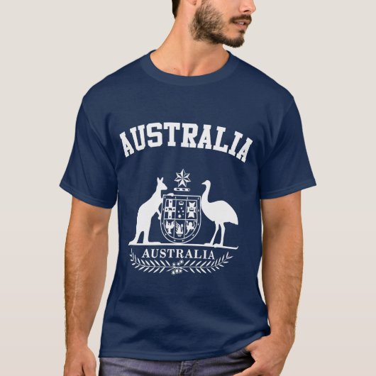 T-shirt Manteau de l'Australie des bras (Devant)
