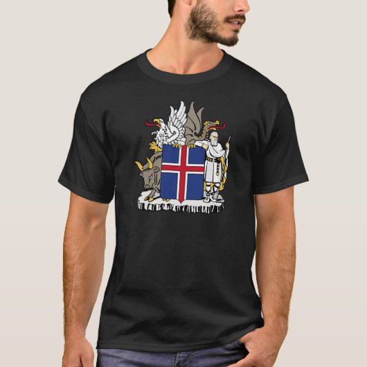 T-shirt Manteau de l'Islande des bras (Devant)