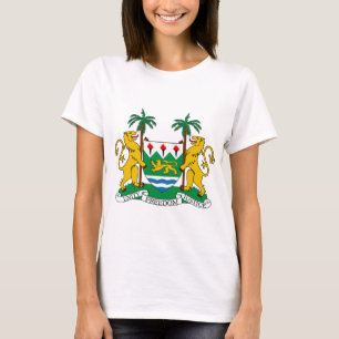 T-shirt Manteau de Sierra Leone des bras