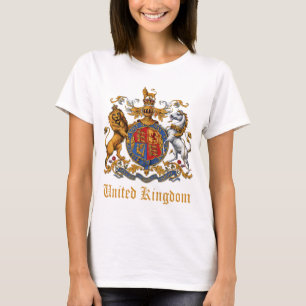 T-SHIRT MANTEAU DES BRAS DU ROYAUME-UNI