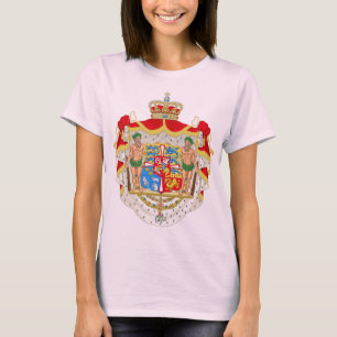 T-shirt Manteau des bras royal danois vintage du Danemark