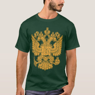 T-shirt Manteau des bras russe de la Fédération de Russi