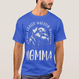 T-shirt Manteau doux à la roulette Terrier Momma Chien Mam