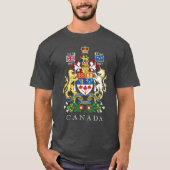 T-shirt Manteau du Canada 150 des bras (Devant)