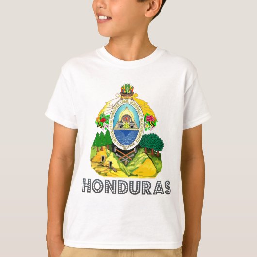 T-shirt Manteau du Honduras des bras (Devant)