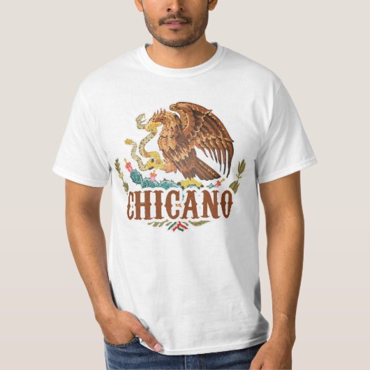 T-shirt Manteau du Mexique des bras chicano (Devant)