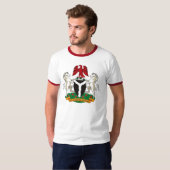 T-shirt Manteau du Nigéria des bras (Devant entier)