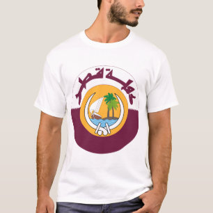 T-shirt manteau du Qatar des bras