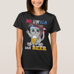 T-shirt Manteau Mullet Patriotique Américain Meowica Céléb