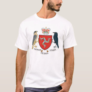 T-shirt Manteau officiel d'île de Man de symbole