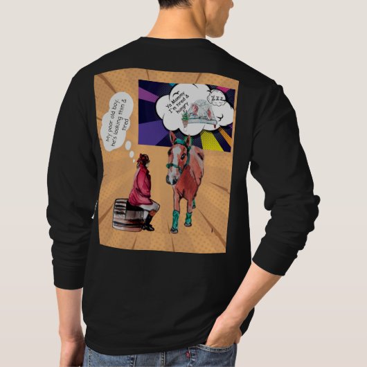 T-shirt mantique de style comique (Dos)