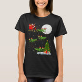 T-shirt Mantis Insect Santa Sleigh Flying Funny Magical Ch (Devant)