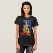 T-shirt Mantra bouddhiste de Ksitigarbha Bodhisattva Devan (Devant entier)