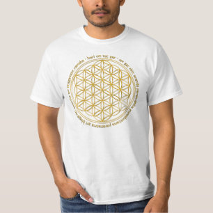 T-shirt Mantra Moola / Blume Des Lebens