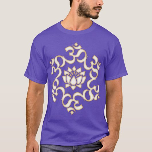 T-shirt Mantra OM rétro (Devant)