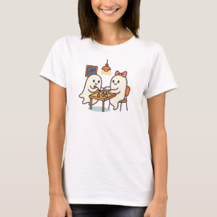 T-shirt Manucure fantôme mignon Halloween pour artistes en