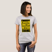 T-shirt Manuel d'instruction de chien amusant (Devant entier)