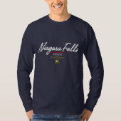 T-shirt Manuscrit de chutes du Niagara (Devant)