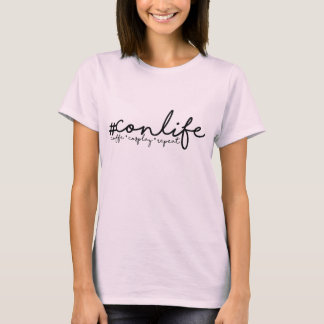 T-shirt Manuscrit de #Conlife