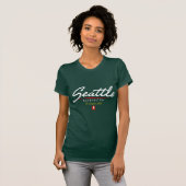 T-shirt Manuscrit de Seattle (Devant entier)
