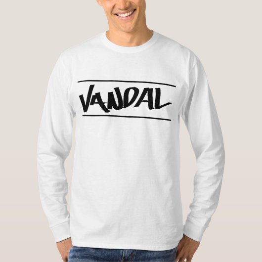 T-SHIRT MANUSCRIT DE VANDALE (Devant)