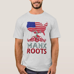 T-shirt Manx American Roots, île de Man