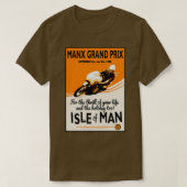T-shirt MANX GRAND PRIX Motorcycle Racing Imprimer (Design devant)
