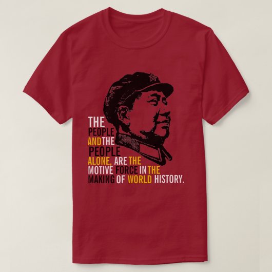T-SHIRT MAO ZEDONG (Design devant)