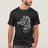 T-shirt Maori polynésien tatouage Zebra Horse Zebra Quilé (Devant)