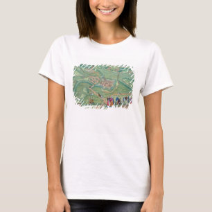 T-shirt Map of Raab, from 'Civitates Orbis Terrarum' by Ge