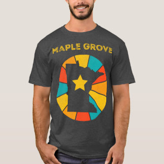 T-shirt Maple Grove Minnesota Souvenir Vintage en détresse